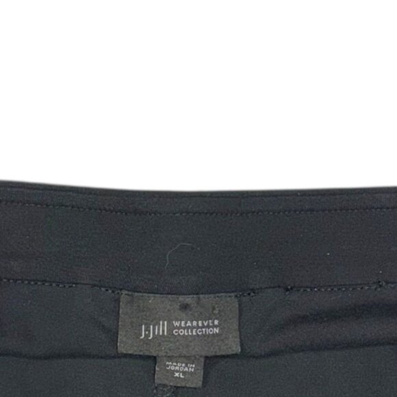 J. Jill Wearever Wide Leg Crops Black Size XL - Picture 3 of 7